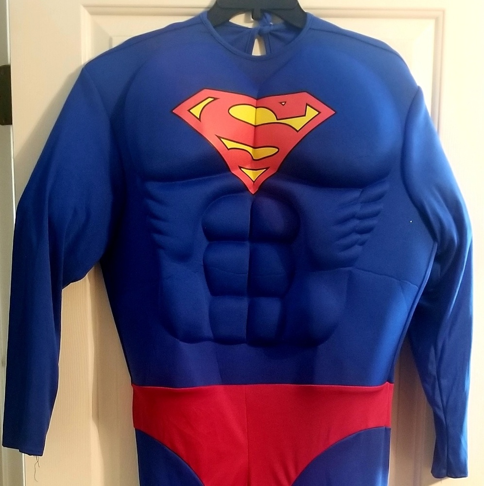 Mens superman halloween costume